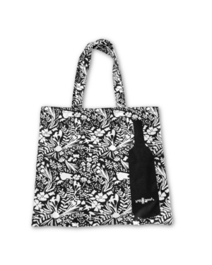 Totebag fekete-fehér / Hoffmann's x Vaida Ilona collab